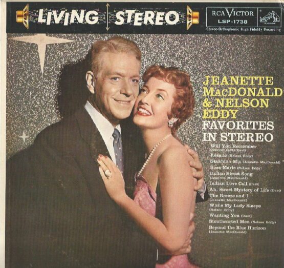 JEANETTE MACDONALD AND NELSON EDDY/FAVORITES IN STEREO (VG)