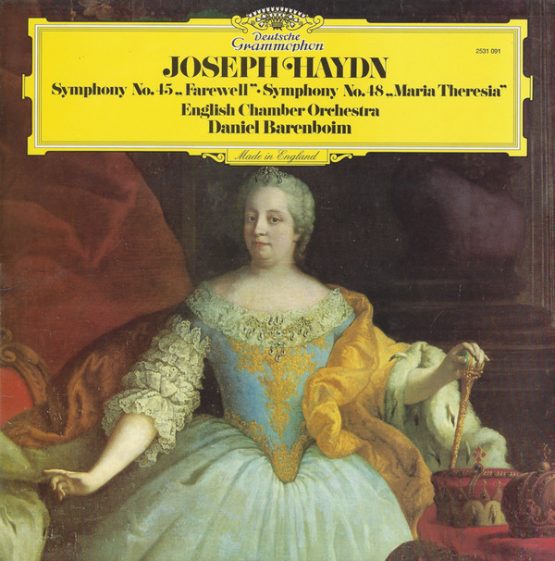 JOSEPH HAYDN/SYMPHONIE NR 45 AND 48 DANIEL BAREBOIM (M)