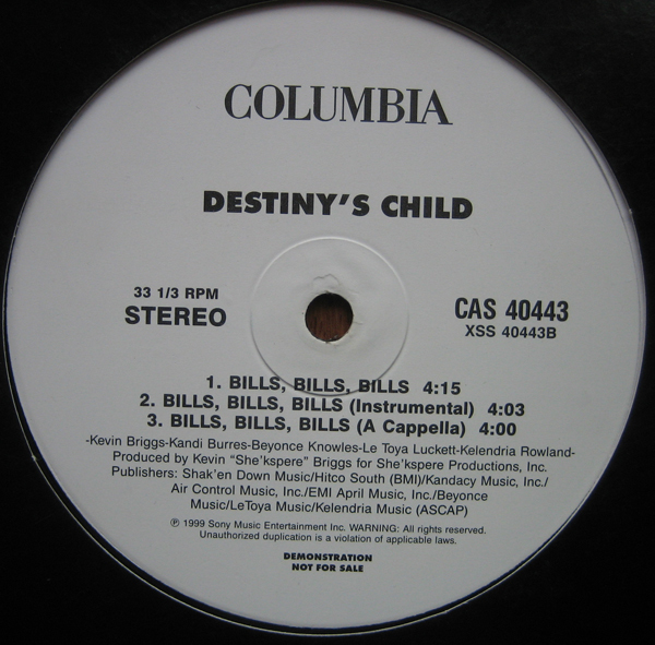 bills bills bills destiny's child bpm